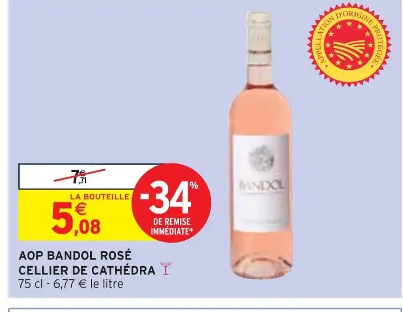 CELLIER DE CATHÉDRA AOP BANDOL ROSÉ