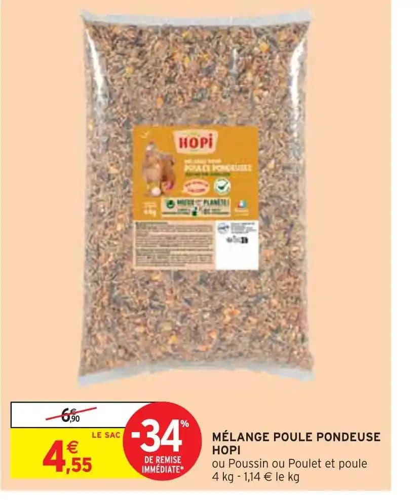 HOPI MÉLANGE POULE PONDEUSE