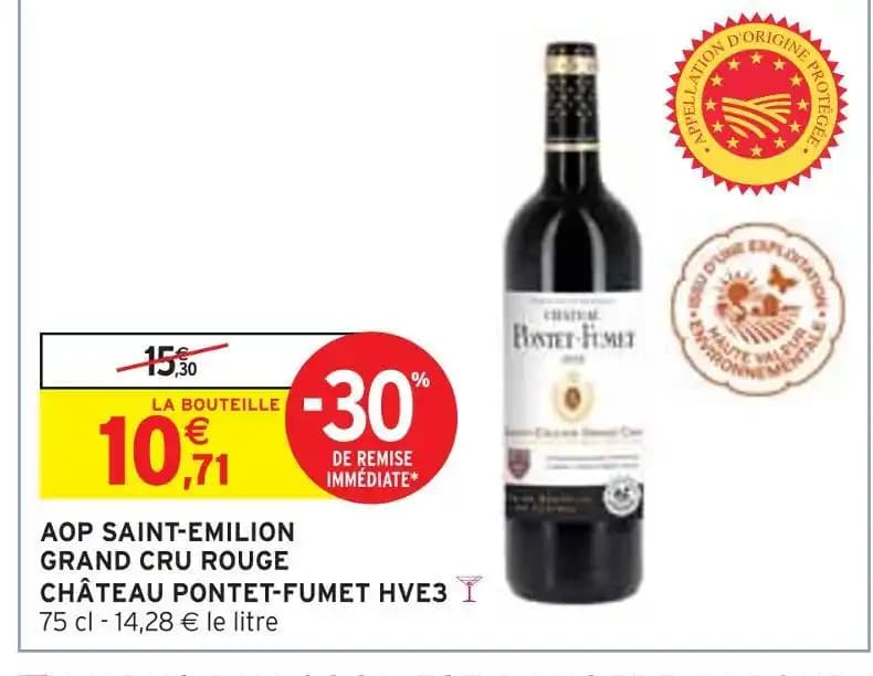 Promotion Exclusives de Château pontet fumet hve3 : Découvrez l'Offre incontournable