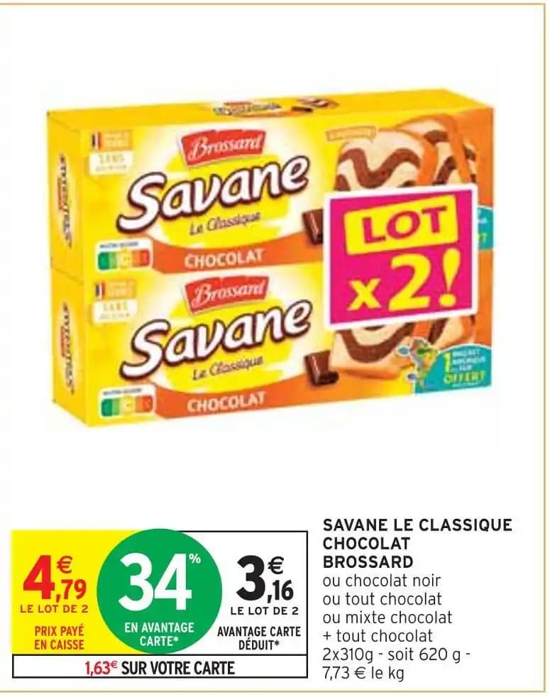 BROSSARD SAVANE LE CLASSIQUE CHOCOLAT