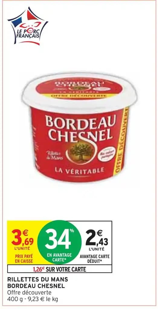 BORDEAU CHESNEL RILLETTES DU MANS