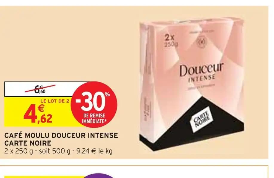 CARTE NOIRE CAFÉ MOULU DOUCEUR INTENSE