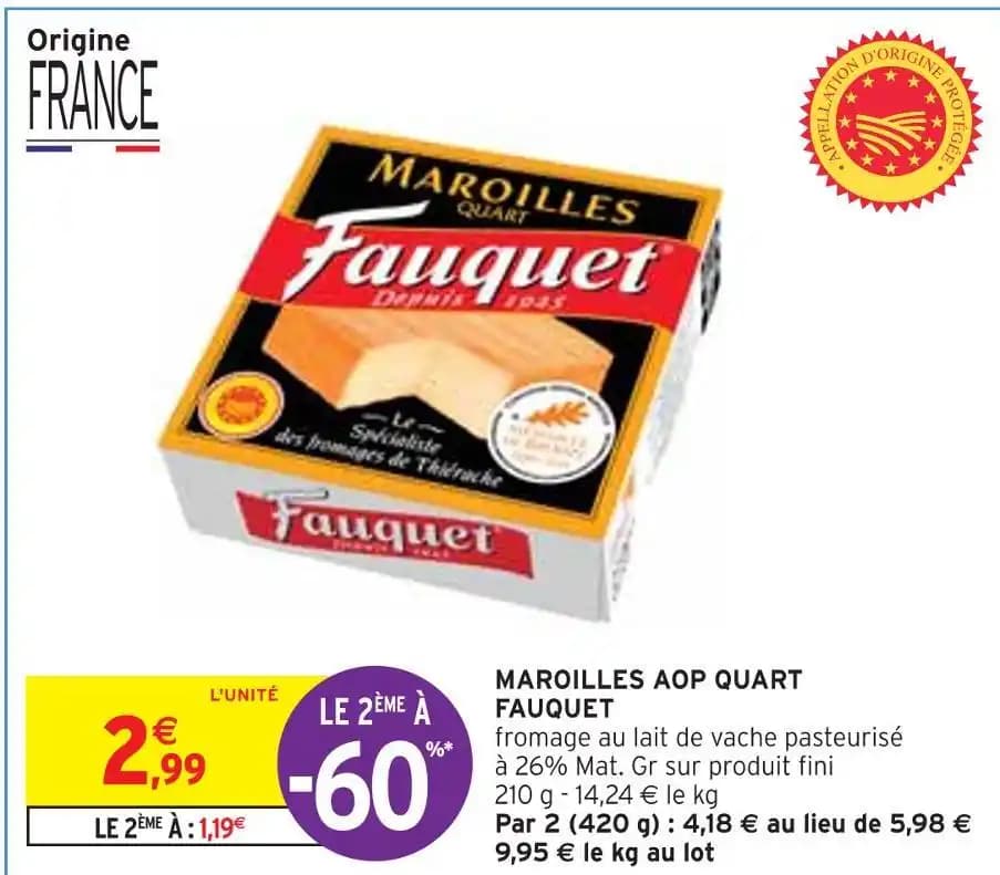 FAUQUET MAROILLES AOP QUART