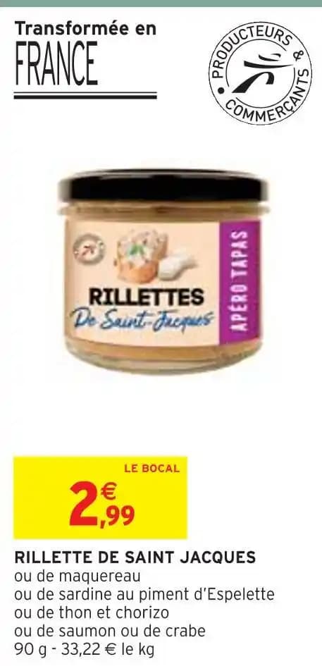RILLETTE DE SAINT JACQUES