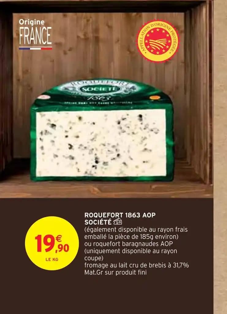 SOCIÉTÉ ROQUEFORT 1863 AOP