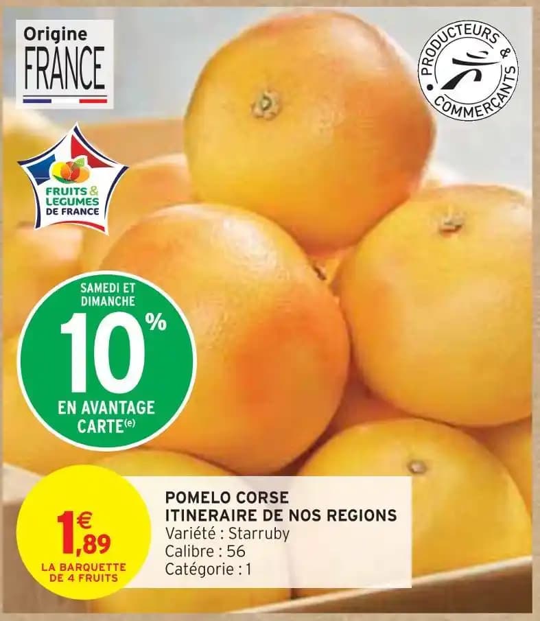ITINERAIRE DE NOS REGIONS POMELO CORSE