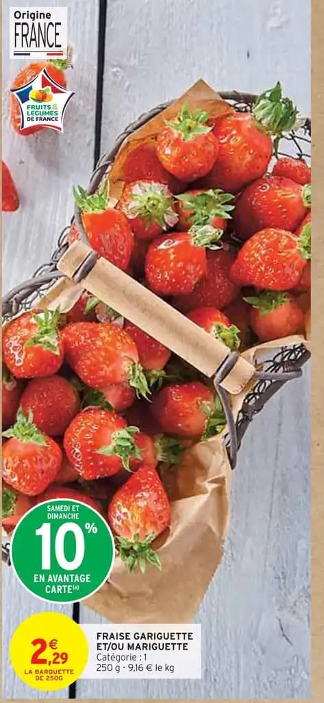 FRAISE GARIGUETTE ET/OU MARIGUETTE
