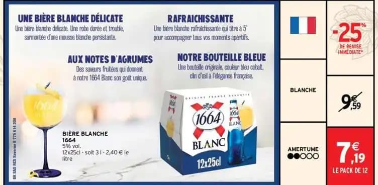 Kronenbourg - bière blonde 1664