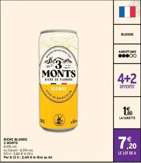 3 monts - bière blonde