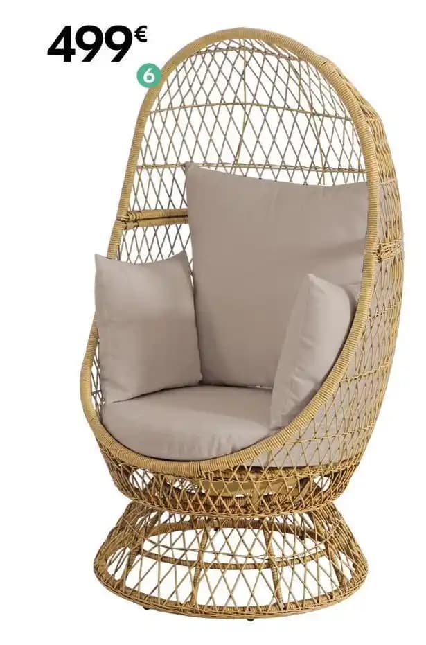 Brighton Fauteuil œuf rotatif Agape