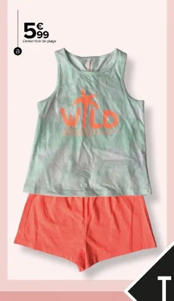 Ensemble de plage fille