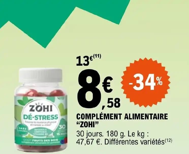 COMPLÉMENT ALIMENTAIRE "ZOHI" 30