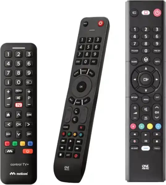 ONE FOR ALL ET MELICONI SUR TOUTES LES TÉLÉCOMMANDES