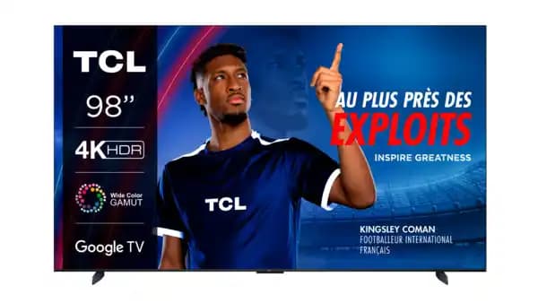 TCL Téléviseur LED 4K* - 248 cm