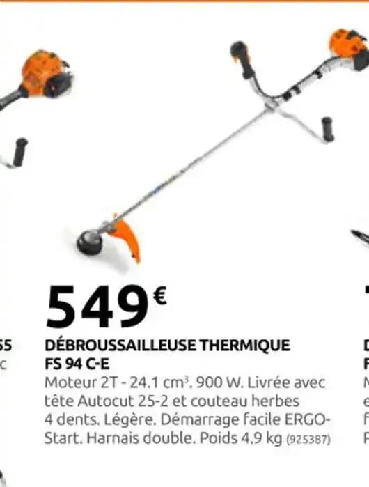 DÉBROUSSAILLEUSE THERMIQUE FS 94 C-E