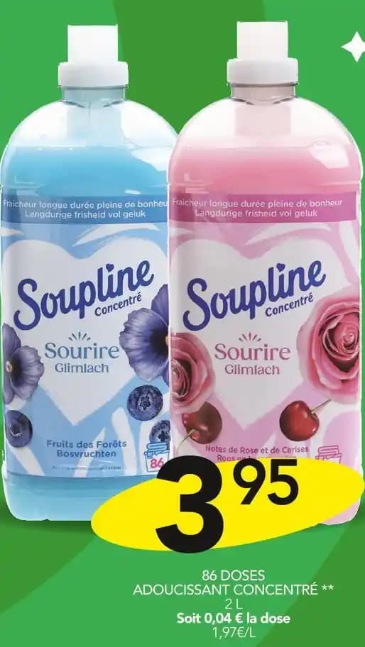 Soupline 86 DOSES ADOUCISSANT CONCENTRÉ