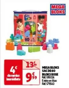 Mega bloks - sacde60 bloks rose