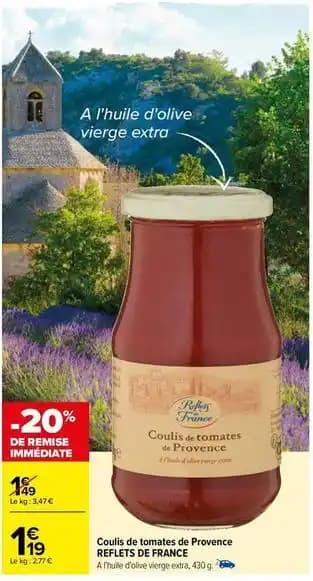 Reflets de france - coulis de tomates de provence