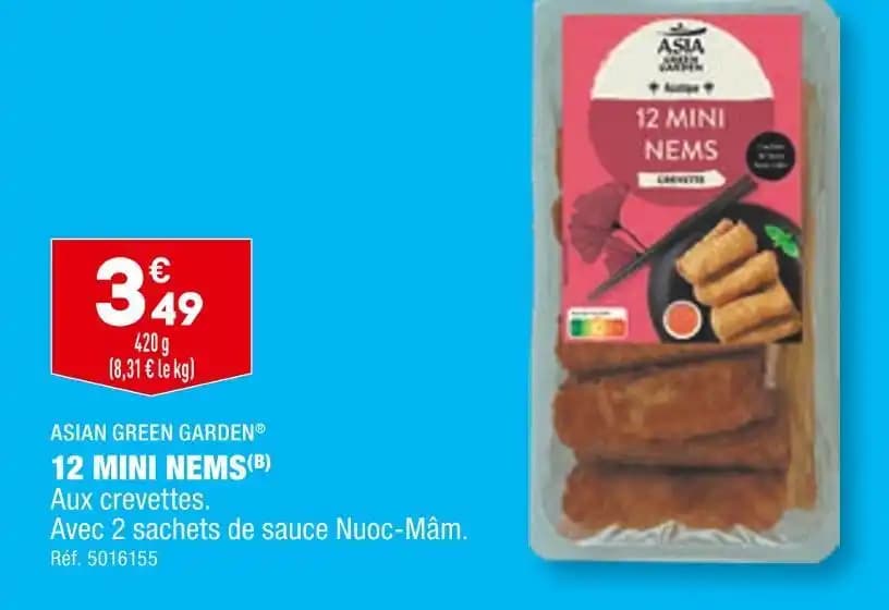 ASIAN GREEN GARDEN 12 MINI NEMS