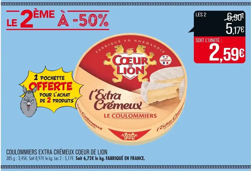 COEUR DE LION COULOMMIERS EXTRA CRÉMEUX