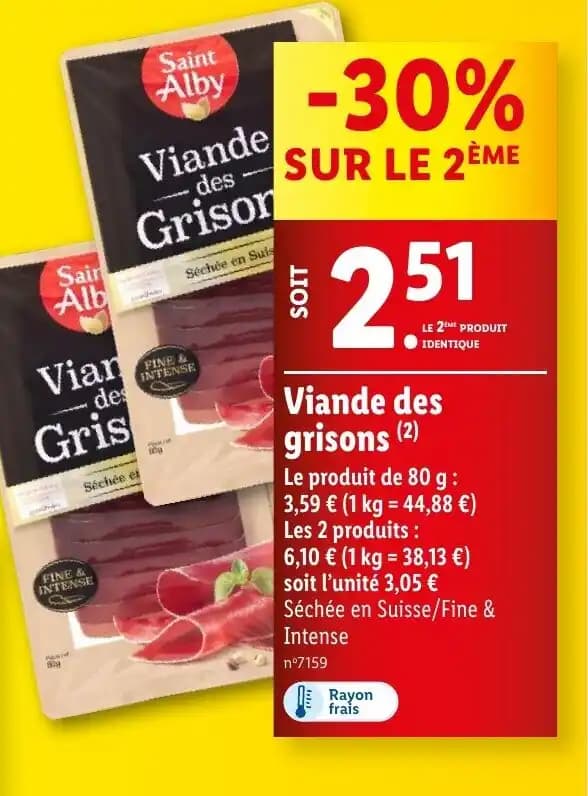 Viande des grisons (2)