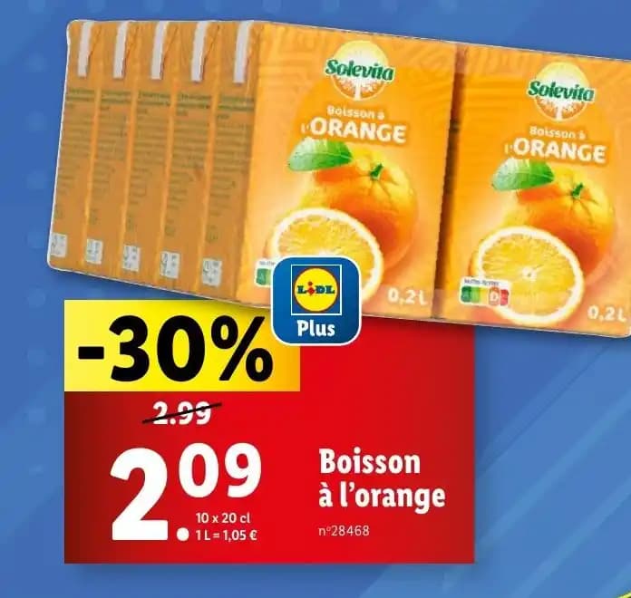 Boisson à l'orange