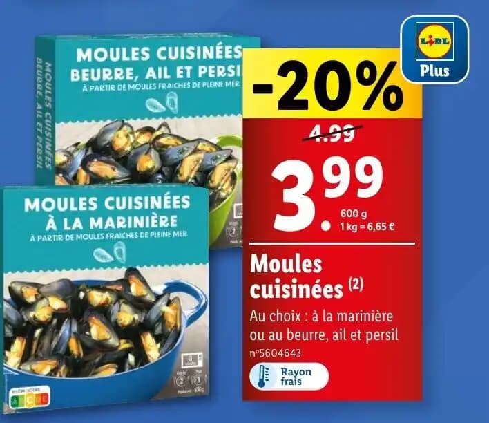 Moules cuisinées (2)