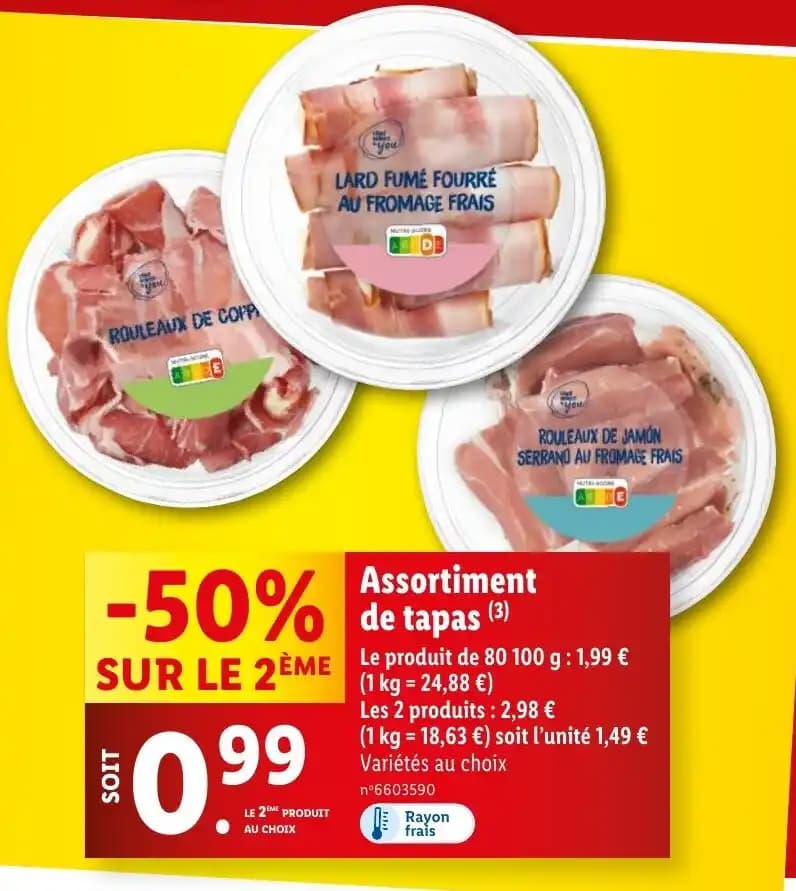 Assortiment de tapas (3)