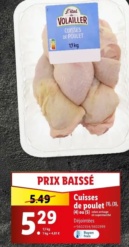 Cuisses de poulet