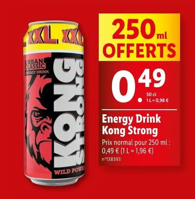 Energy Drink Kong Strong