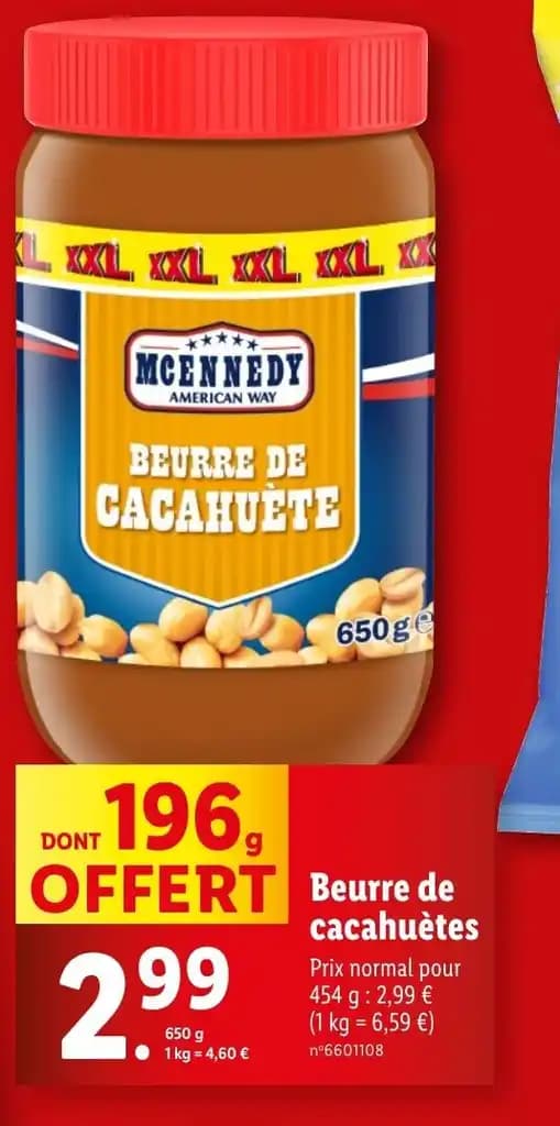 Beurre de cacahuètes