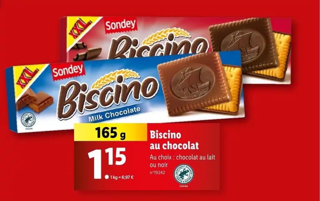 Biscino au chocolat