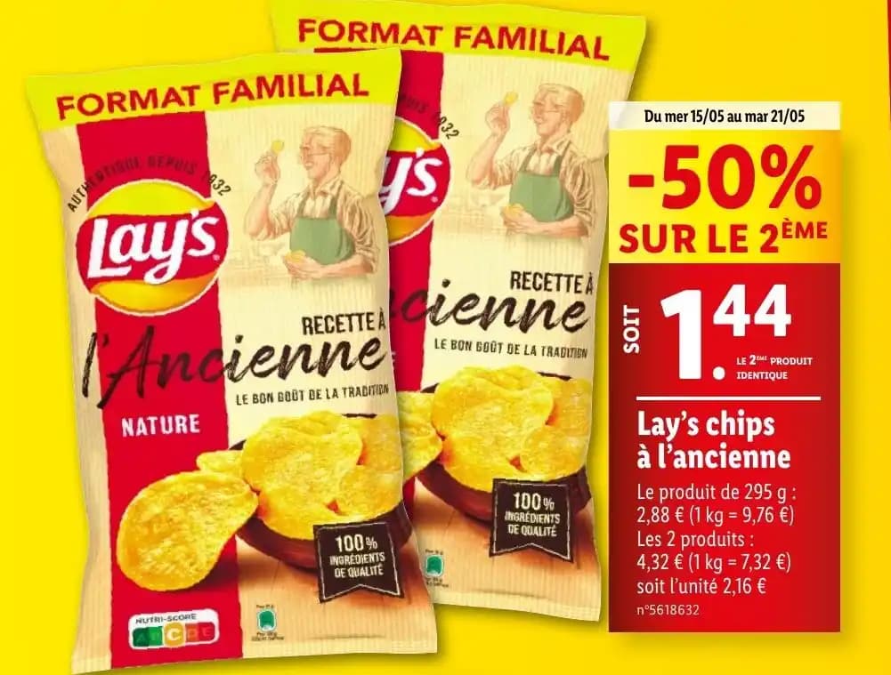 Lay's chips à l'ancienne