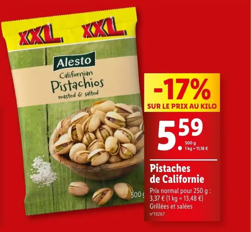 Pistaches de Californie