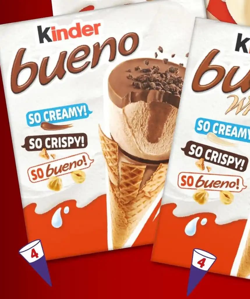 Cônes Kinder bueno