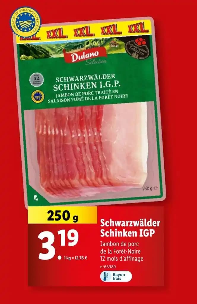 Schwarzwälder Schinken IGP