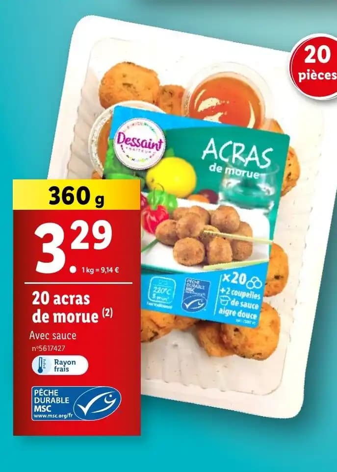 20 acras de morue (2)