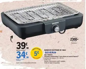 BARBECUE ÉLECTRIQUE DE TABLE