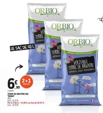 TERRE DE BRUYÈRE BIO "ORBIO"