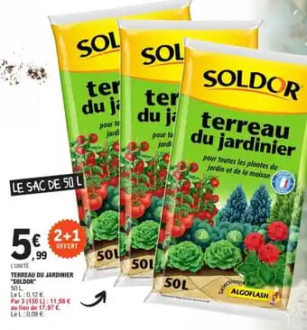 TERREAU DU JARDINIER "SOLDOR"