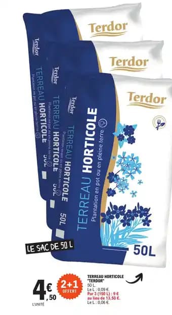 TERREAU HORTICOLE "TERDOR"