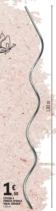 TUTEUR À TOMATE SPIRALE "IDEAL GARDEN" 1,80 m.