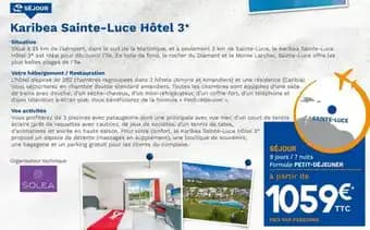 Karibea sainte luce hôtel 3