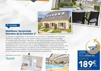 Résidence vacancéole domaine de la corniche 3