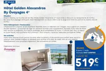 Hôtel golden alexandros by ôvoyages 4