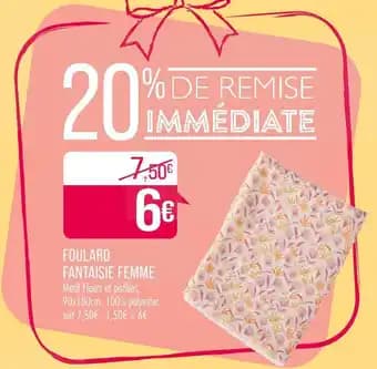 Promotion Exclusives de Foulard fantaisie : Découvrez l'Offre incontournable