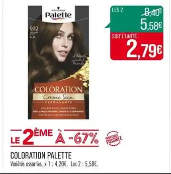 Schwarzkopf COLORATION PALETTE