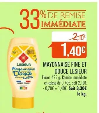 LESIEUR MAYONNAISE FINE ET DOUCE