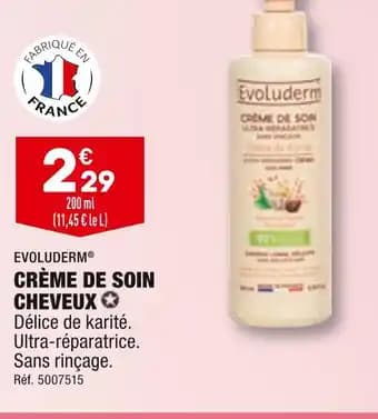 EVOLUDERM CRÈME DE SOIN CHEVEUX