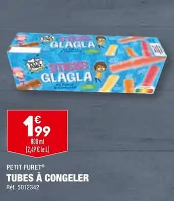 PETIT FURET TUBES À CONGELER